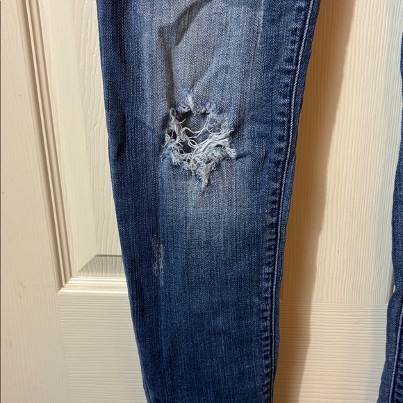 Judy Blue Women's Distressed Blue Skinny Jeans - Picture 5 of 10